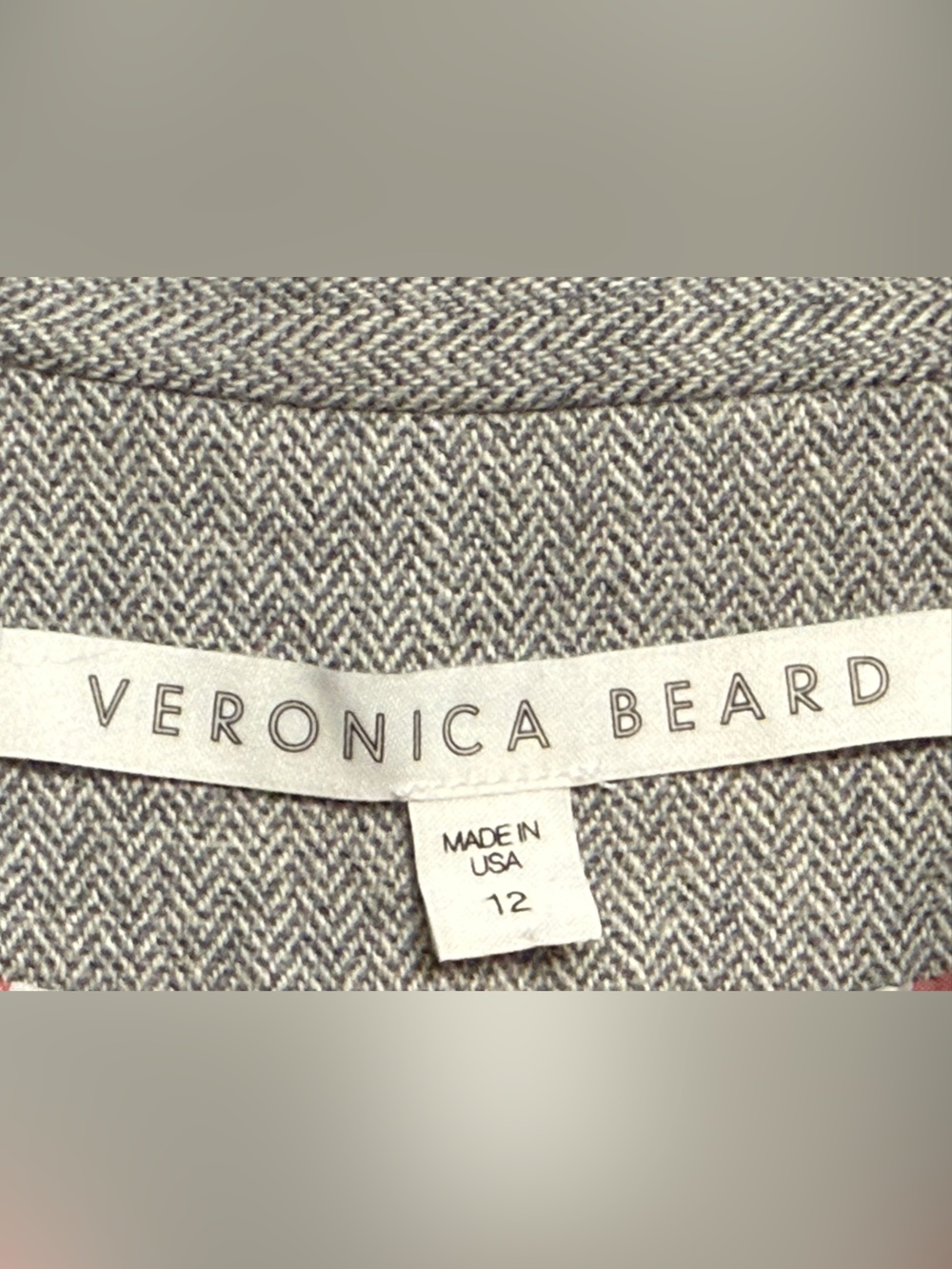 Veronica Beard Herringbone Martel Wool Blend Dickey Blazer Jacket - Picture 12 of 14